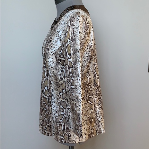Chico’s Jewel Snakeskin Blazer Jacket - Picture 12 of 16